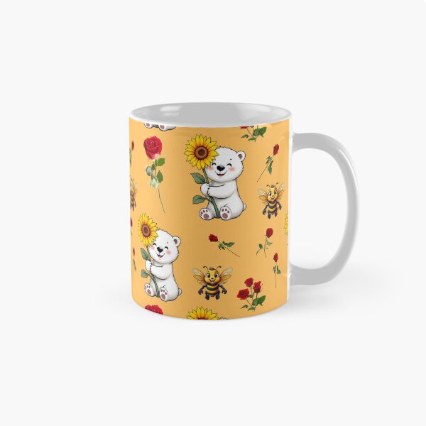 Item preview, Bees, Bears, Roses and Sunflowers Pattern  designed and sold by Camel & Quirk.