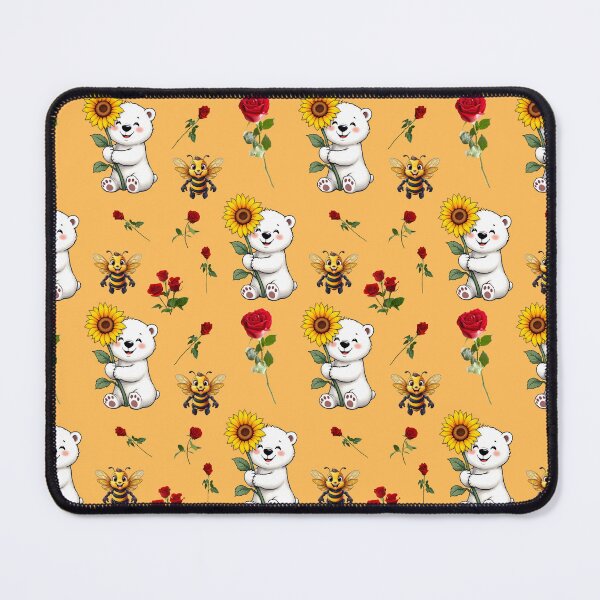 Item preview, Bees, Bears, Roses and Sunflowers Pattern designed and sold by Grang Art Artistic Designs.