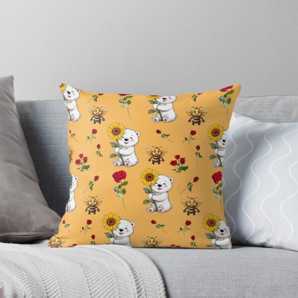 Item preview, Bees, Bears, Roses and Sunflowers Pattern designed and sold by Grang Art Artistic Designs.