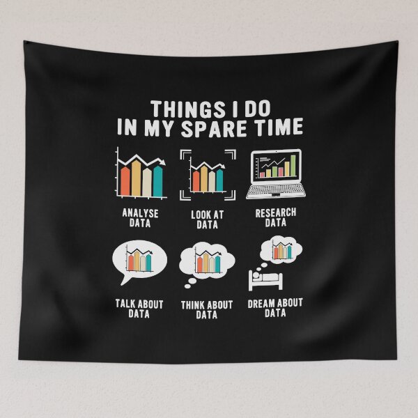 Item preview, Data Analyst Statistic Scientist Funny Data Engineer Nerd designed and sold by Rahjihan.