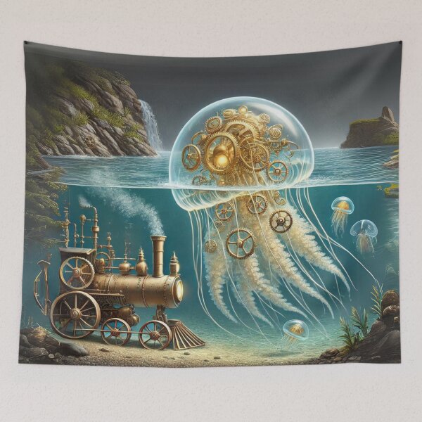 Item preview, Steampunk Freshwater Jellyfish designed and sold by Sillytoe.