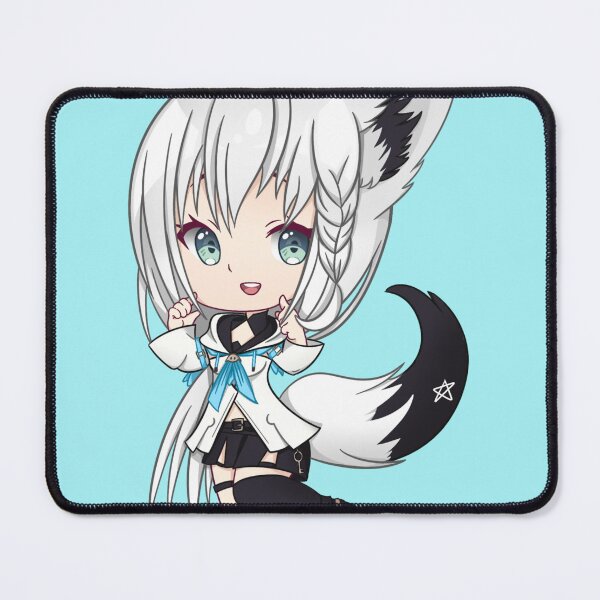 Item preview, Shirakami Fubuki Hololive Chibi designed and sold by Racheya.