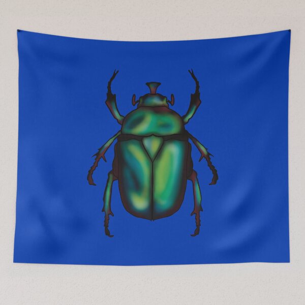 Item preview, Green Chafer Beetle, Iridescent June Bug designed and sold by mermaidronnie.