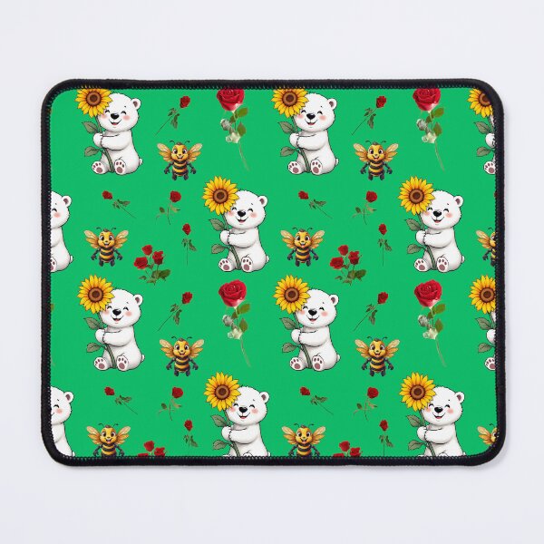 Item preview, Bees, Bears, Roses and Sunflowers Pattern designed and sold by Grang Art Artistic Designs.