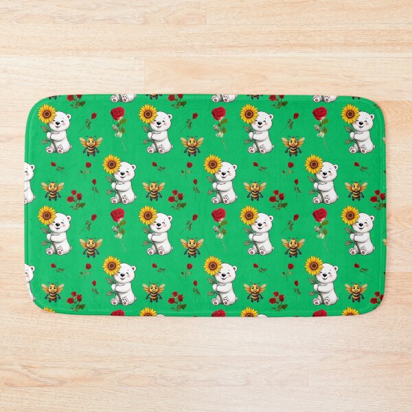 Item preview, Bees, Bears, Roses and Sunflowers Pattern designed and sold by Grang Art Artistic Designs.