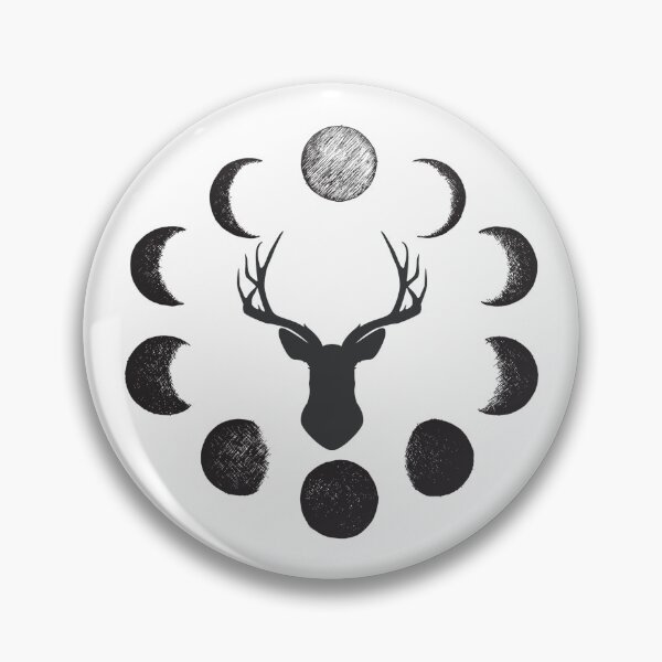 Item preview, Deer with moons around him designed and sold by Dougall5150.