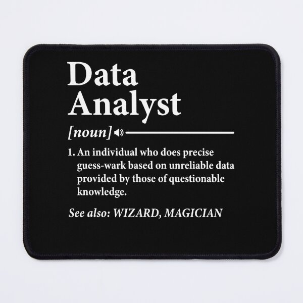 Item preview, funny data analyst definition data scientist designed and sold by Rahjihan.