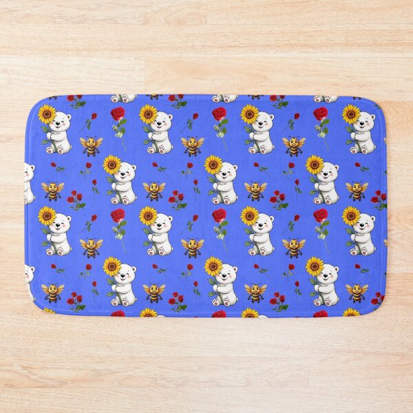 Item preview, Bees, Bears, Roses and Sunflowers Pattern designed and sold by Grang Art Artistic Designs.