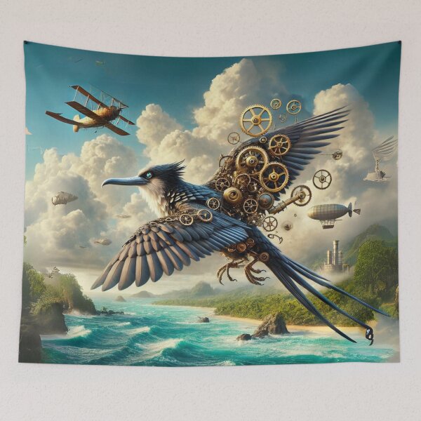 Item preview, Steampunk Frigatebird designed and sold by Sillytoe.