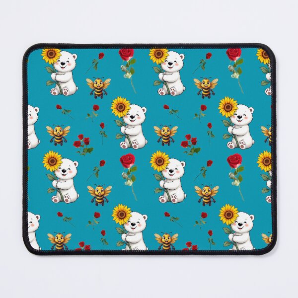Item preview, Bees, Bears, Roses and Sunflowers Pattern designed and sold by Grang Art Artistic Designs.