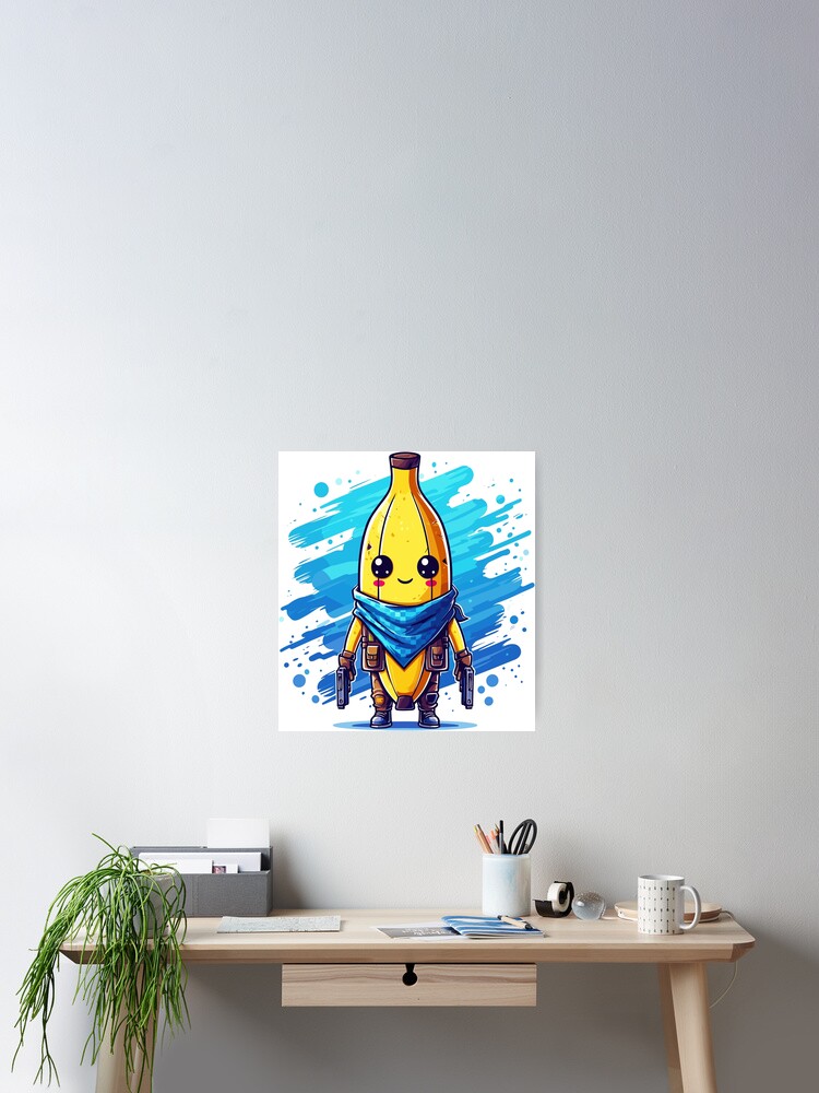 Adventurous Banana - Kawaii Fighter Poster