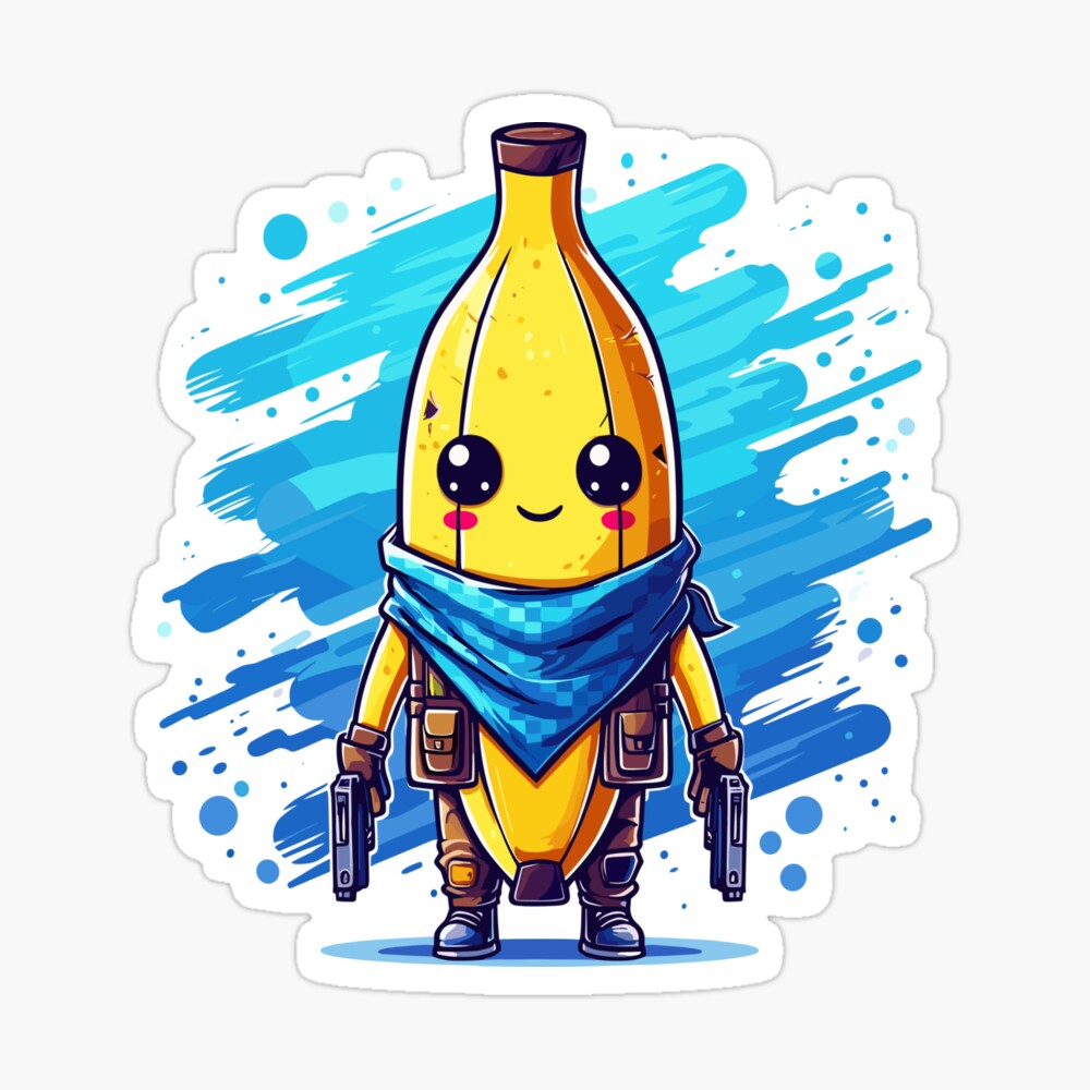 Adventurous Banana - Kawaii Fighter Poster