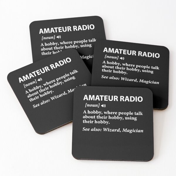 Item preview, Amateur Radio Definition Hobby Funny Ham Radio Operator designed and sold by Rahjihan.