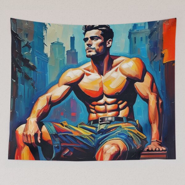 Item preview, Masculine Man designed and sold by ArtFactoryAI.