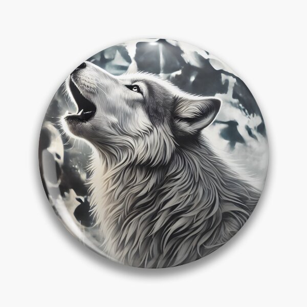 Item preview, Celestial Howl: Wolf and Moon in the Cosmic Night designed and sold by ThinkIDEA.