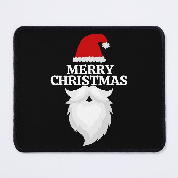 Item preview, Merry Christmas With A Christmas Cap and Santa Beard designed and sold by Artsbybree.
