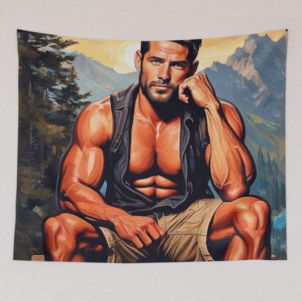 Item preview, Masculine Man designed and sold by ArtFactoryAI.