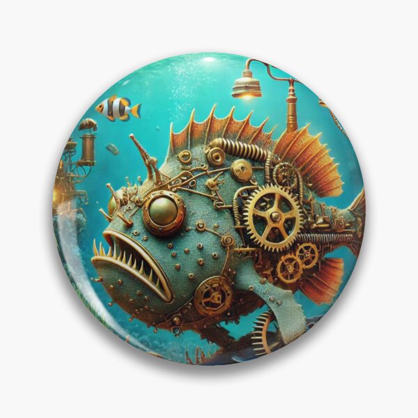 Item preview, Steampunk Frogfish designed and sold by Sillytoe.