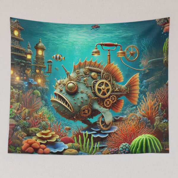 Item preview, Steampunk Frogfish designed and sold by Sillytoe.