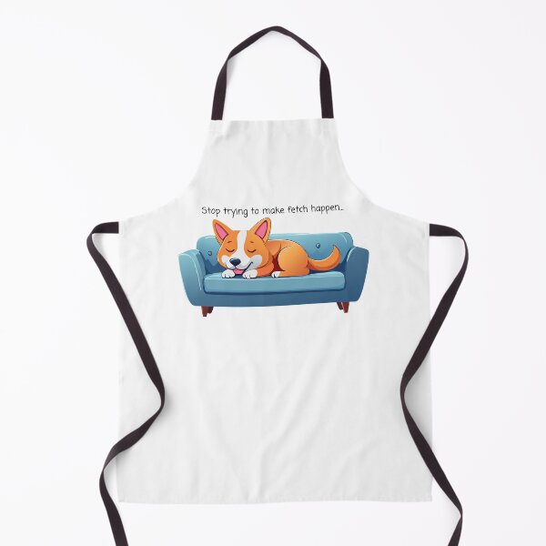 Item preview, Stop Trying To Make Fetch Happen - Lazy Dog Sleeping on the Couch designed and sold by thebigleebowski.