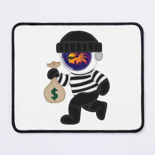 Item preview, Fish the Cat-Burglar-Naut designed and sold by ChaosAndLace.