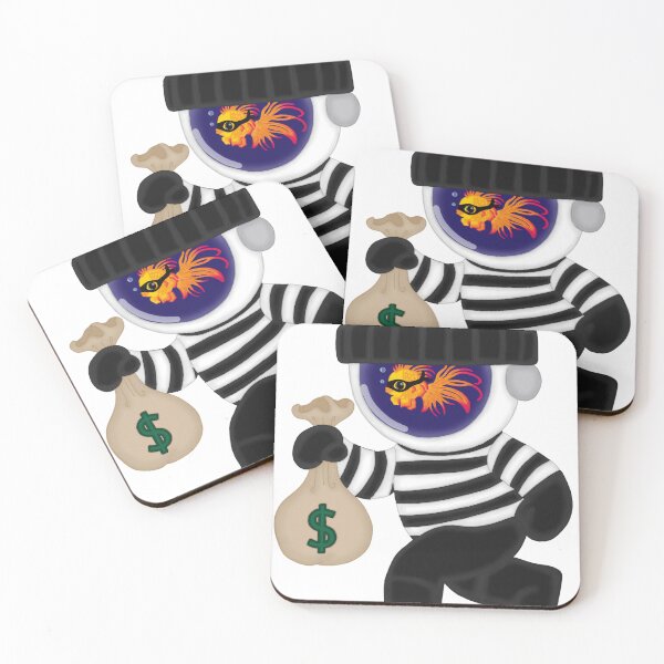 Item preview, Fish the Cat-Burglar-Naut designed and sold by ChaosAndLace.