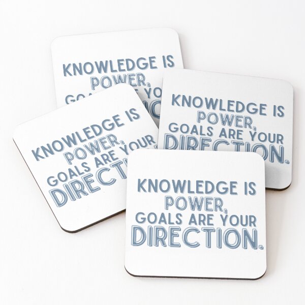 Item preview, Knowledge is power, goals are your direction. Classroom Inspiration designed and sold by AngieArt-.
