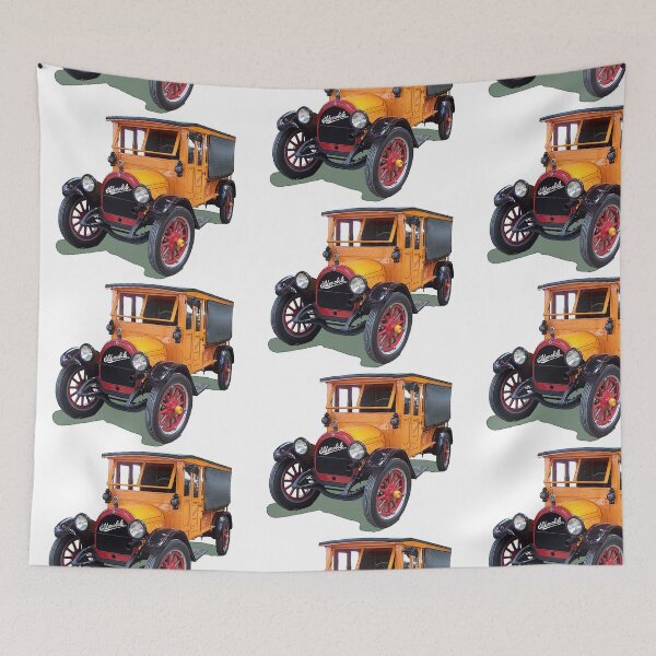 Item preview, Orange 1915 Oldsmobile truck designed and sold by avenueart01.