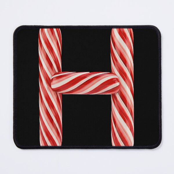 Item preview, CANDY CANE LETTER H designed and sold by ART-TYPE.