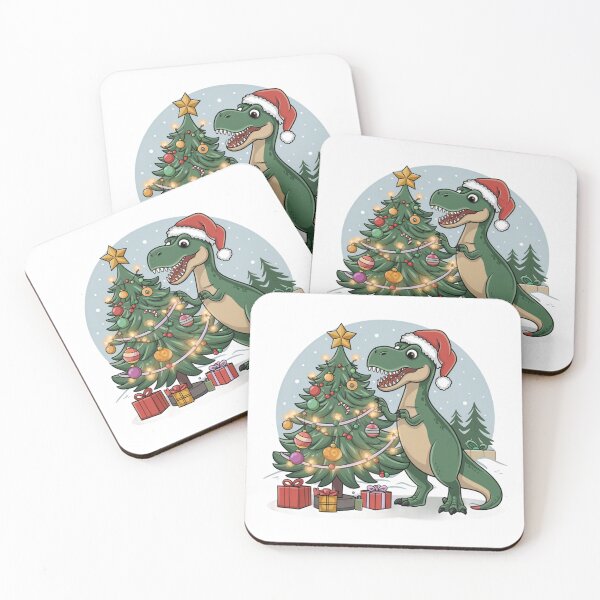 Item preview, T-Rex Christmas designed and sold by FunkyCatDesigns.