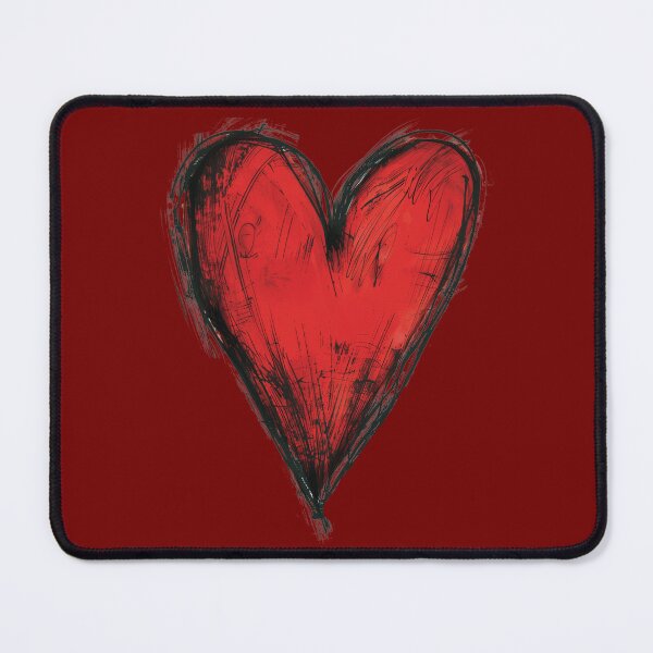 Item preview, HAND DRAWN RED LOVE HEART BEST SELLER designed and sold by NikoDeeko.