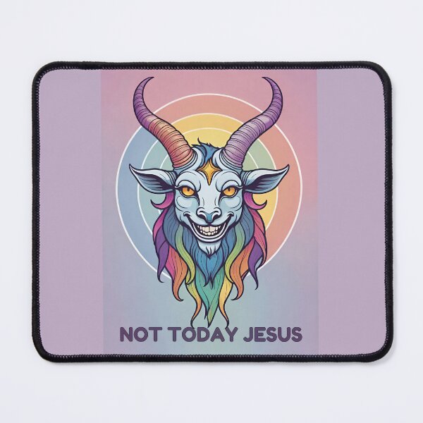 Item preview, Not today Jesus designed and sold by anunusualwoman.
