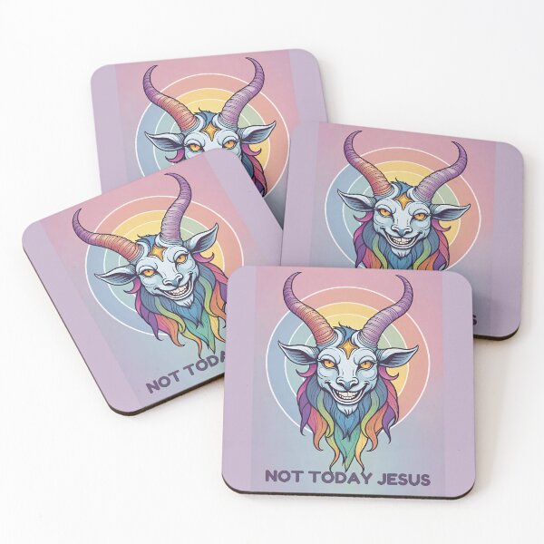 Item preview, Not today Jesus designed and sold by anunusualwoman.
