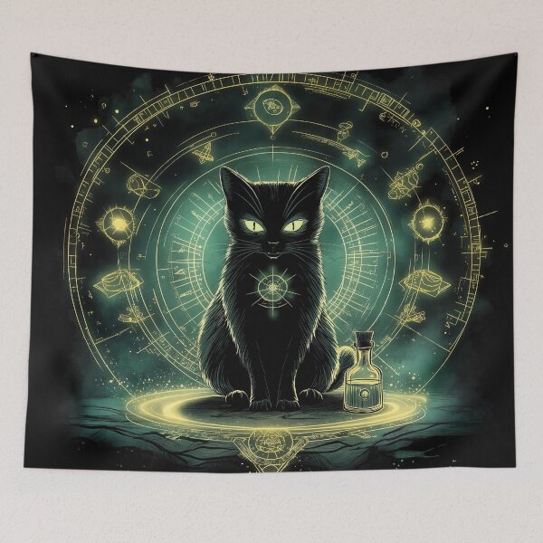 Item preview, Celestial Alchemist - The Black Cat's Secret designed and sold by Ideationing.