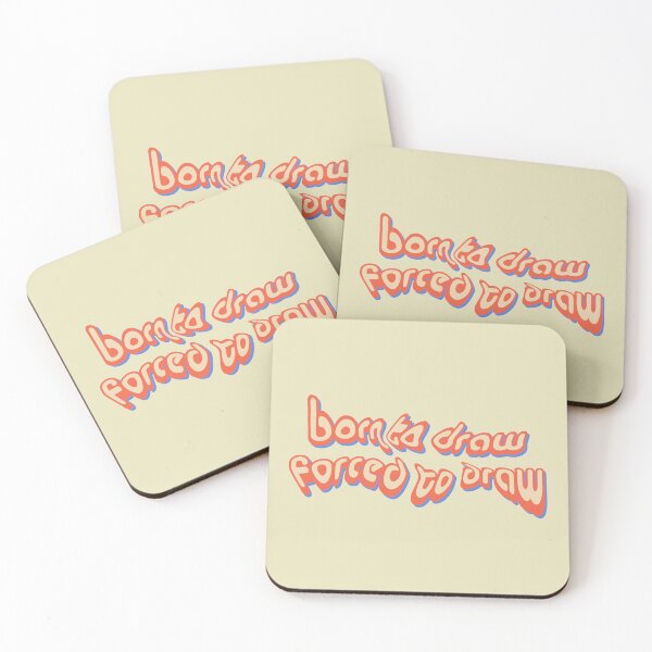 Item preview, Born to draw, forced to draw designed and sold by doodledee-draws.