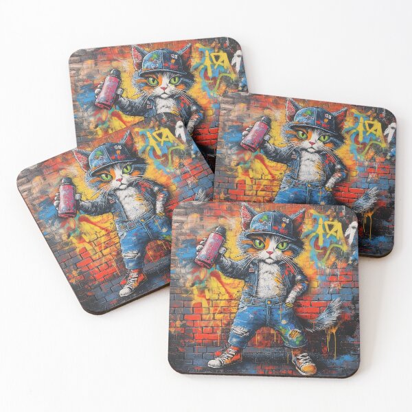 Item preview, Graffiti Rebel - The Artistic Cat designed and sold by Ideationing.