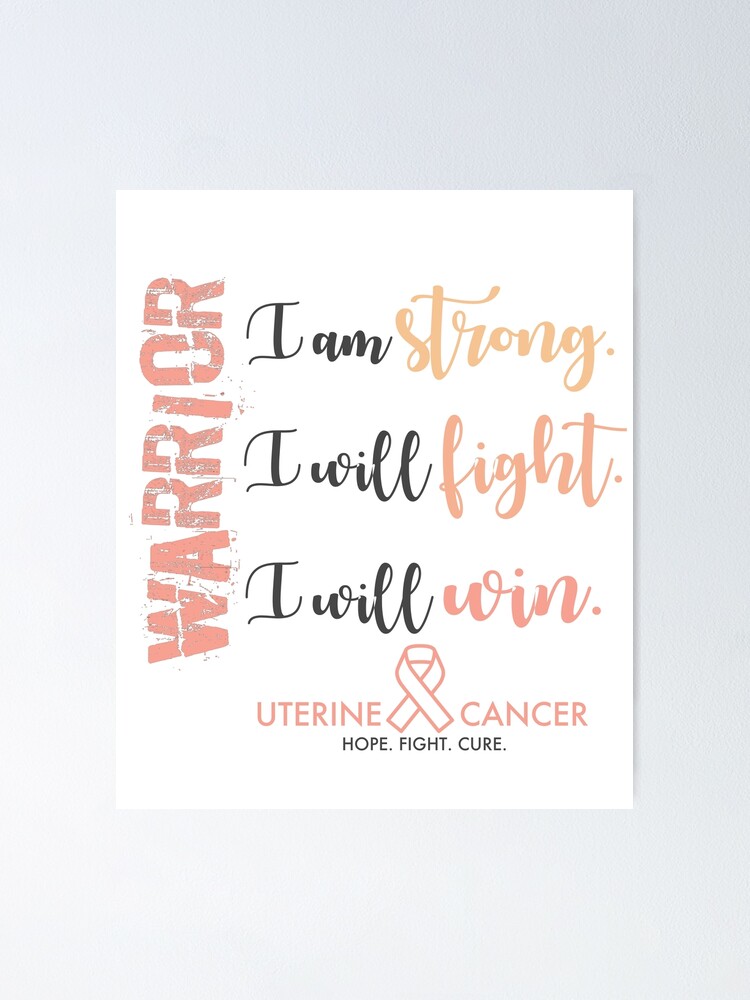 Peach Ribbon Shirt Strong Girl Uterine Cancer Warrior Unbreakable Shirt Gift for Uterine Cancer Fighters