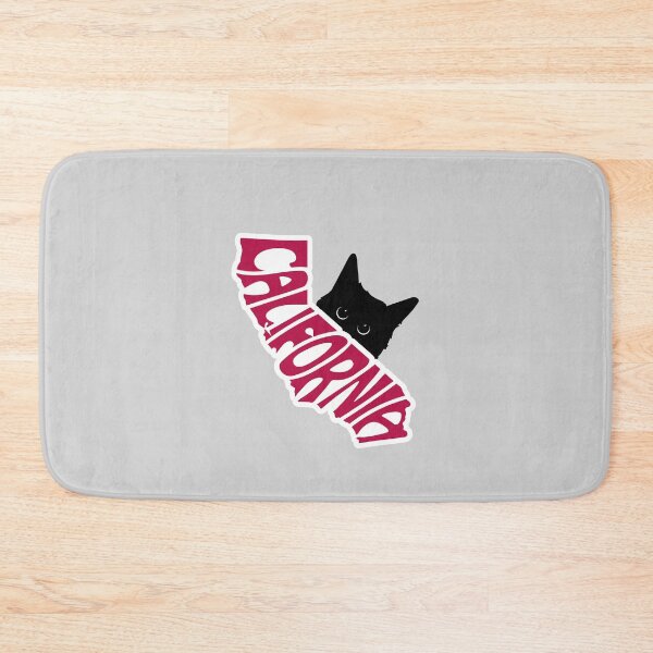 Item preview, Cat Loves California | State Pride for Pet Lovers designed and sold by GoblinBoutique.
