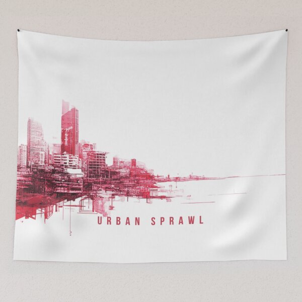Item preview, Urban Sprawl Pink designed and sold by NomadicDreamer.