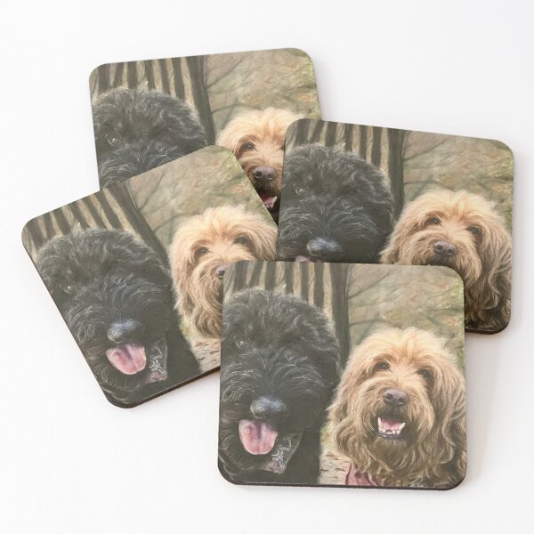 Item preview, Goldendoodle Fall Walk designed and sold by NathBros.