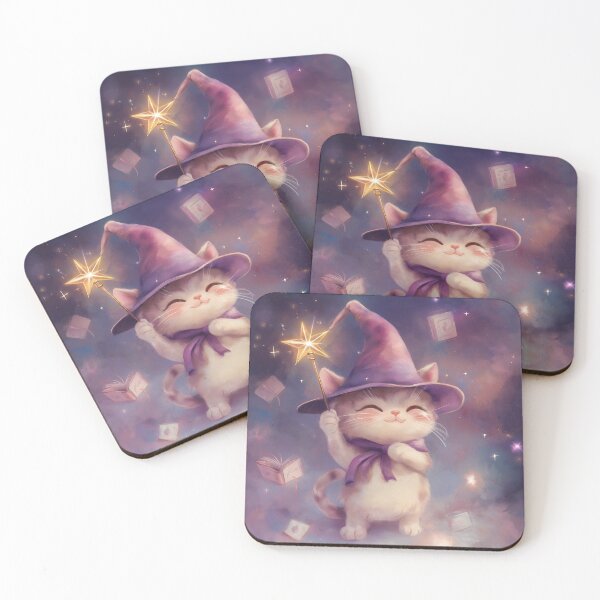 Item preview, Magical Whiskers - The Enchanted Cat designed and sold by Ideationing.