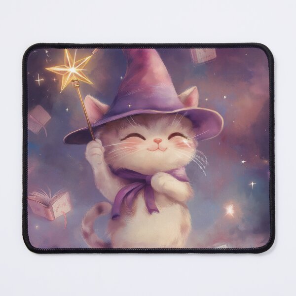 Item preview, Magical Whiskers - The Enchanted Cat designed and sold by Ideationing.