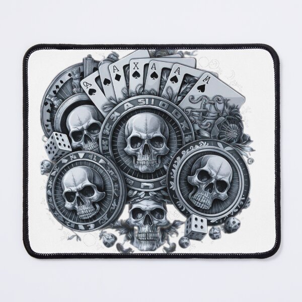 Item preview, halloween Skull Game Cards,halloween Skull,halloween pumpkin,Halloween Hr,halloween illustration designed and sold by Expressions-Sel.