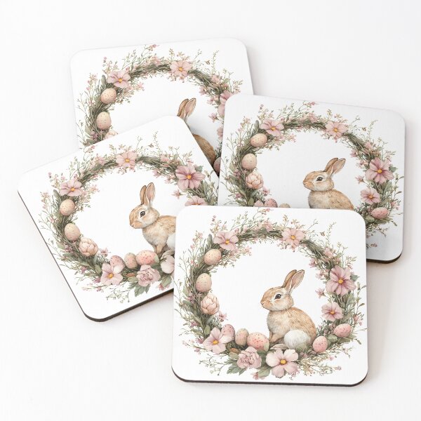 Item preview, Wreath with Easter bunny and eggs. designed and sold by AlinaMalina24.