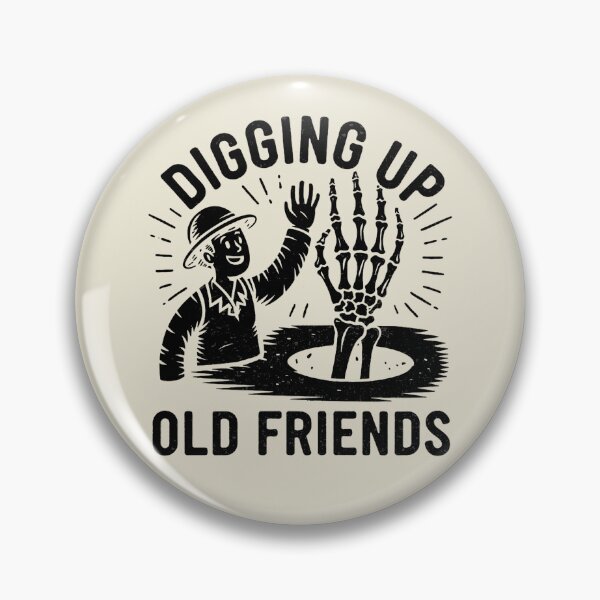 Item preview, Archaeologist high-fiving a dinosaur fossil at a dig during field work - Distressed (Archaeology Paleontology History Profession) designed and sold by CottonGarb.