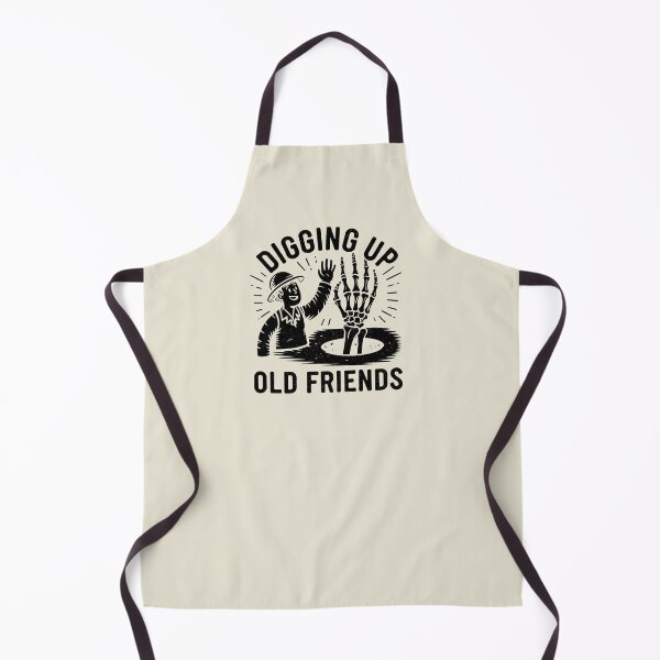 Item preview, Archaeologist high-fiving a dinosaur fossil at a dig during field work - Distressed (Archaeology Paleontology History Profession) designed and sold by CottonGarb.