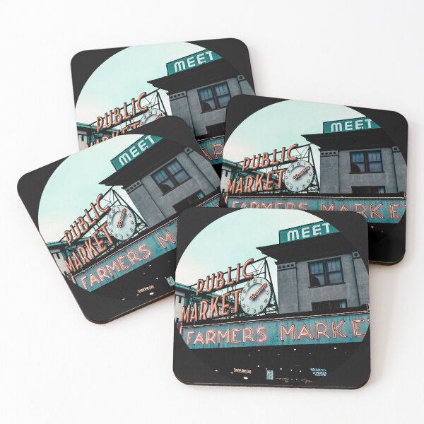 Item preview, Seattle Public Market Pike Place | Seattle Rain City Collection by Rain City Sticker Co. designed and sold by RainCitySticker.
