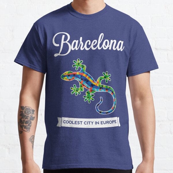 BARCELONA GAUDI LIZARD (Dark Colors) Classic T-Shirt