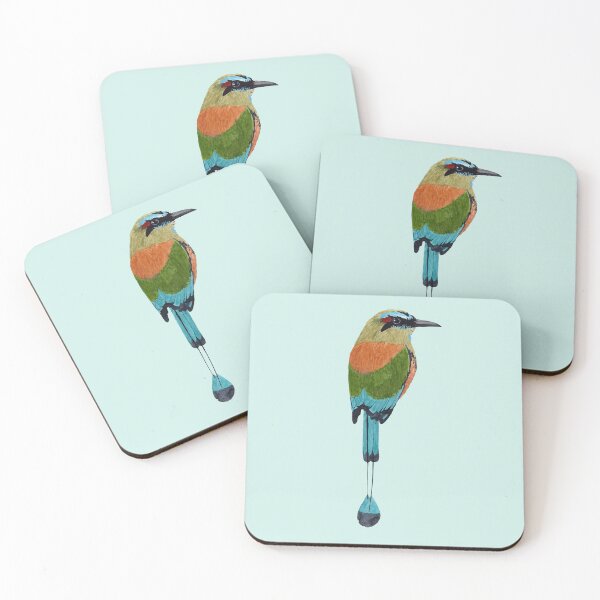 Item preview, TURQUOISE BROWED MOTMOT designed and sold by BEATRIZ ABAITUA.