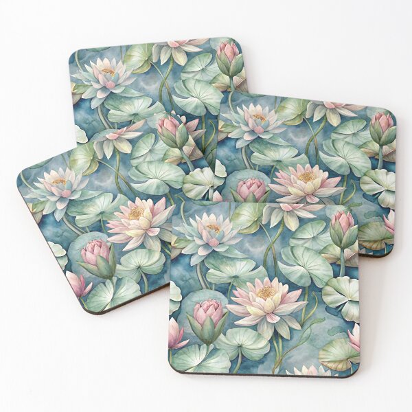 Item preview, Water lilies Pattern designed and sold by mvommen.